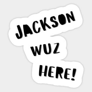 Jackson Sticker